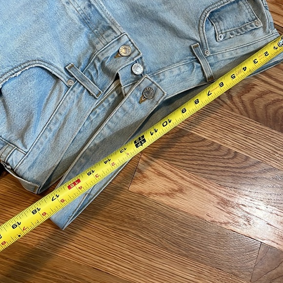 AGolde Broken Waistband Shorts Size 32 NWT - Picture 9 of 16